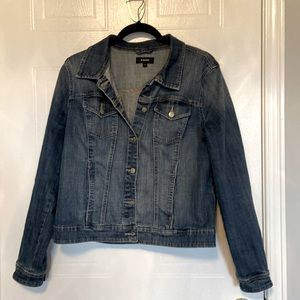 EUC Reitmans Stretch Jean Jacket, Size Large